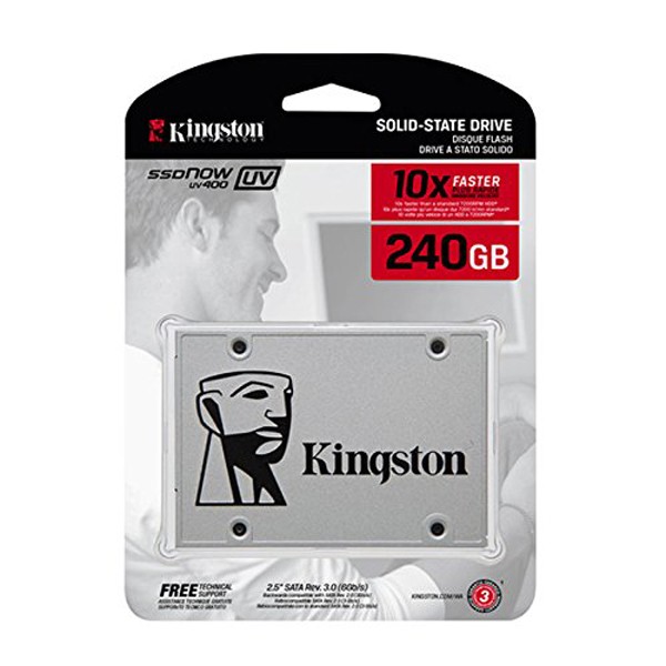Kingston 240GB SSDNow UV400 Series (Single Drive)